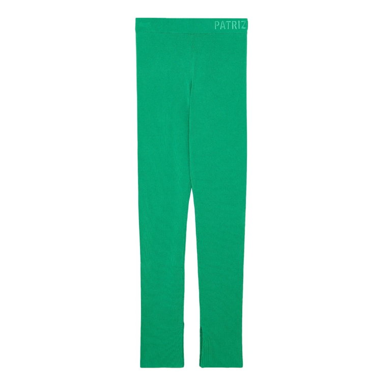 Vibrant Green Spodnie Patrizia Pepe