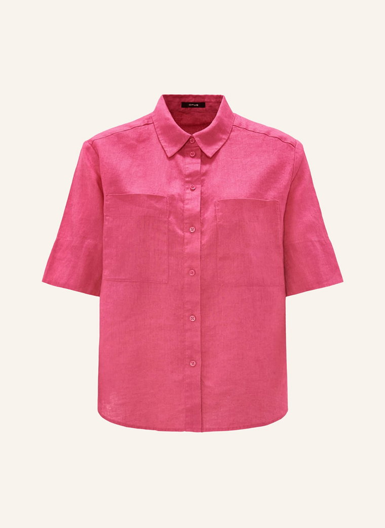 Opus Koszula Filalia Z Lnu pink