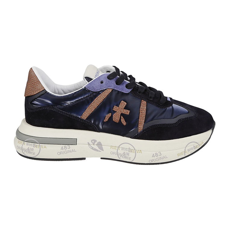 Niebieskie Sneakersy Cassie - Var.6473 Premiata