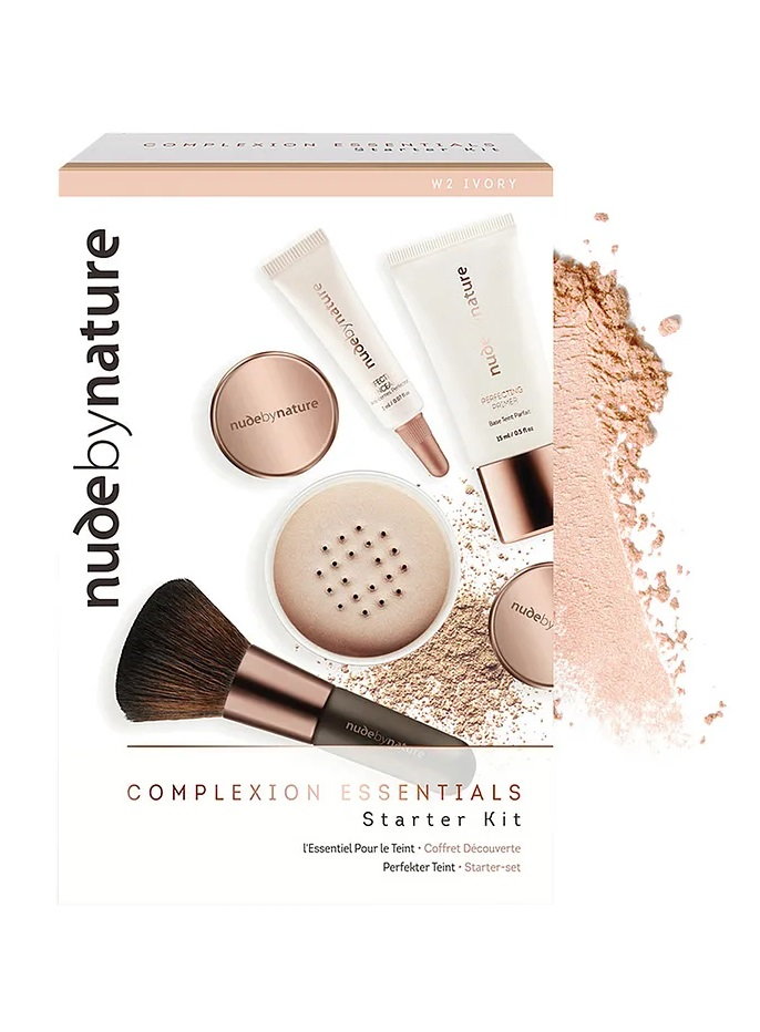 Nude By Nature Complexion Essentials Starter Kit W2 Zestaw do makijażu