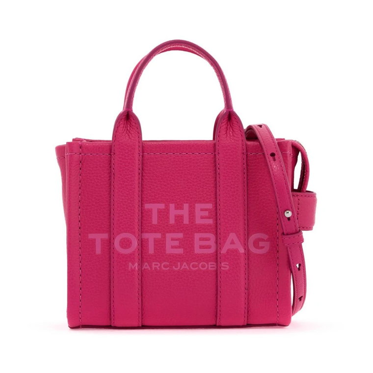 Hot Pink Mini Tote Skórzana Torba Marc Jacobs