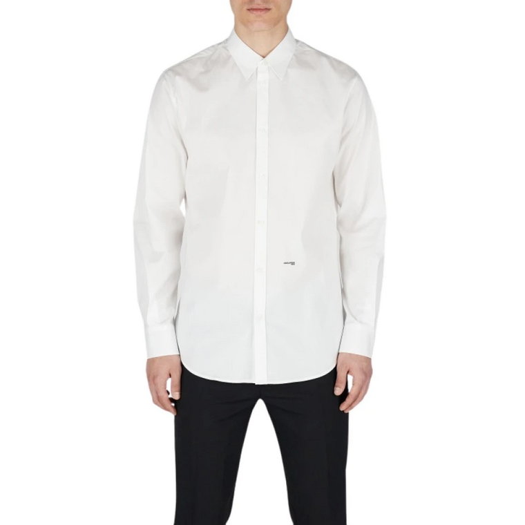 Biała Formalna Koszula z Elastyczną Bawełną Dsquared2