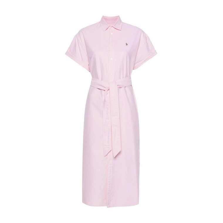 Różowe Sukienki Letnia Kolekcja Polo Ralph Lauren