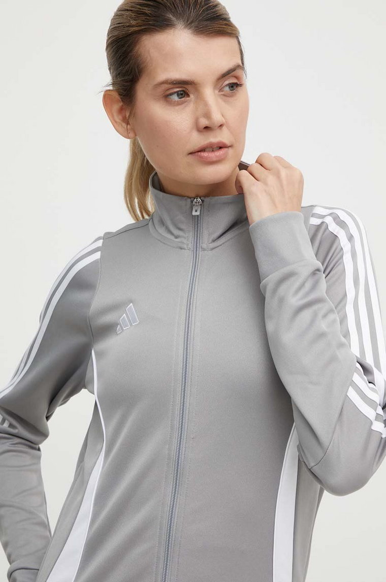 adidas Performance bluza treningowa Tiro 24 kolor szary z aplikacją IR9500