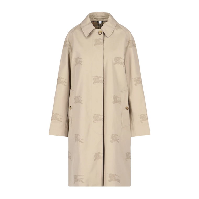 Beżowy Płaszcz Trench, Stylowy i Wygodny Burberry