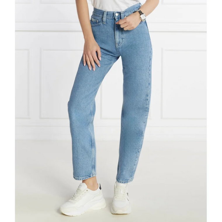 CALVIN KLEIN JEANS Jeansy | Straight fit | high rise