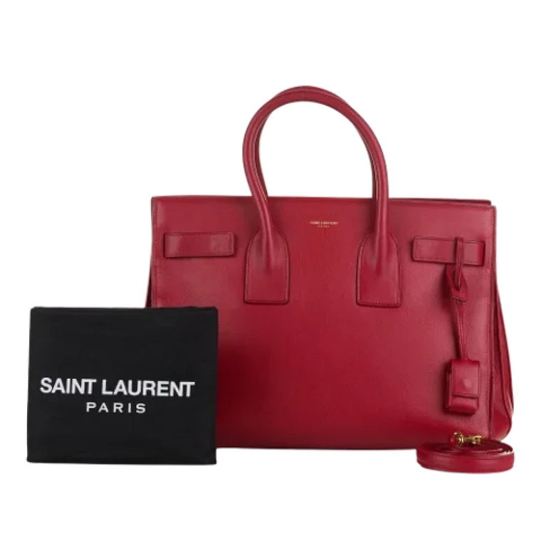 Pre-owned Leather handbags Saint Laurent Vintage