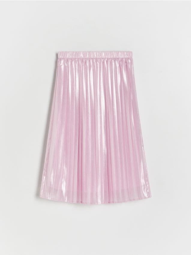 Reserved - Połyskująca spódnica - różowy