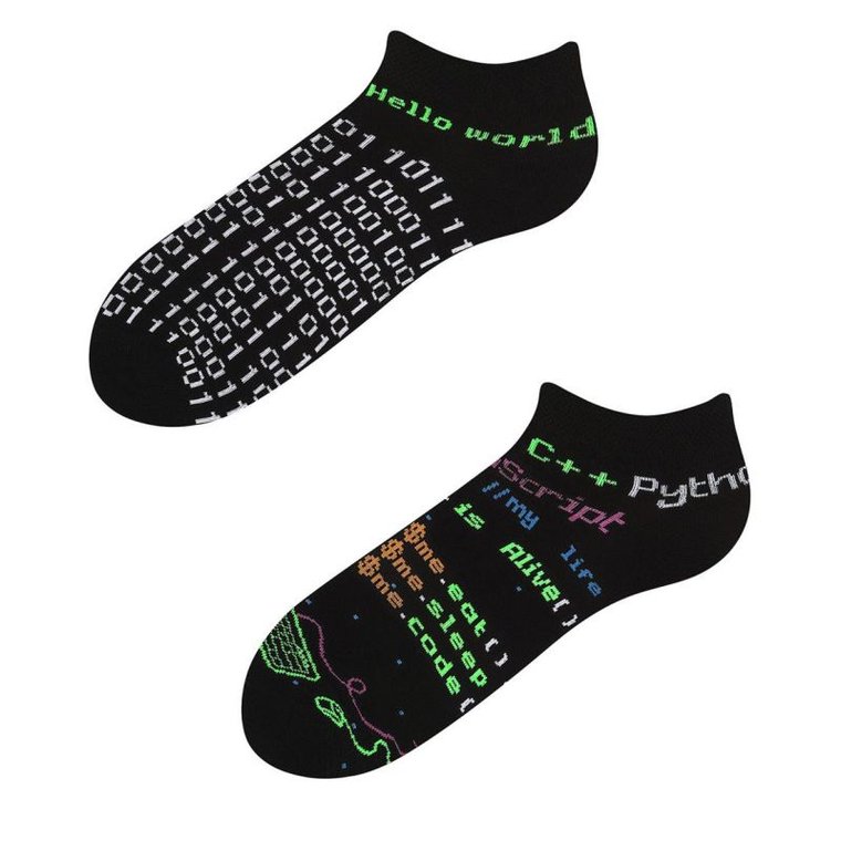 Stopki, Code Mode Todo Socks, Informatyk, Programista, Komputer, Java, Kolorowe Skarpetki Rozmiar 35-38 Kolor Code Mode low