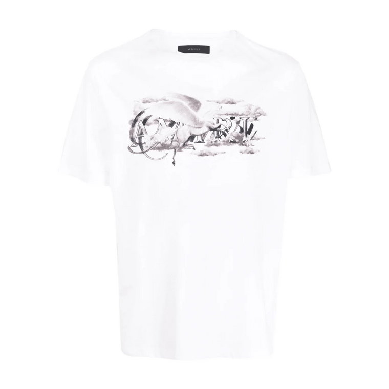 Pegasus Script Logo T-shirt Amiri