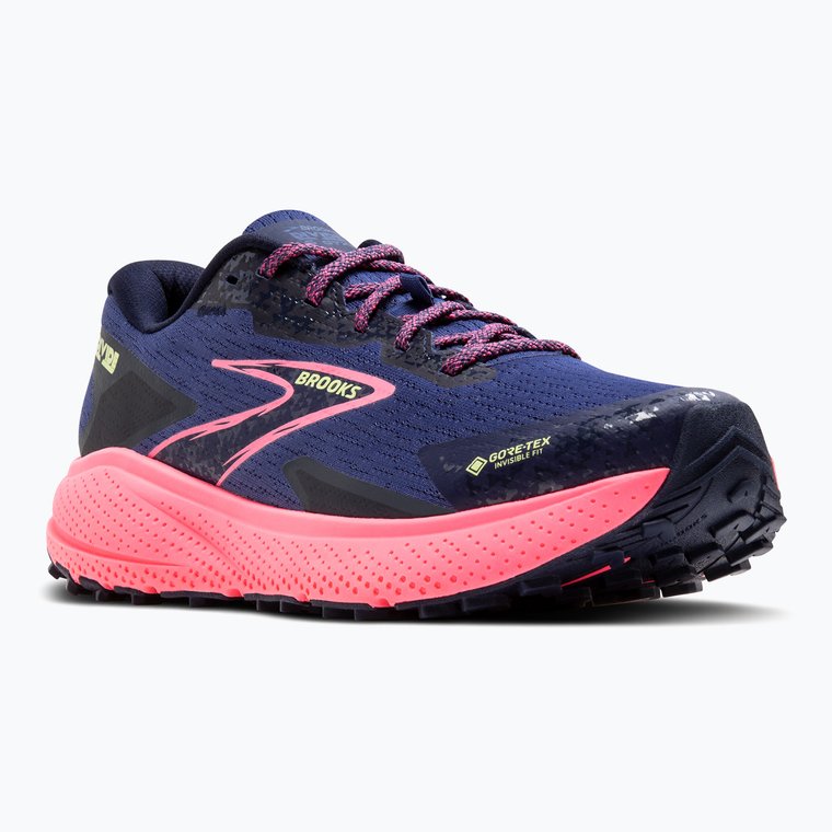 Buty do biegania damskie Brooks Divide 5 GTX grey blue/pink/lime