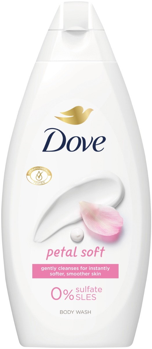 Dove Essential Care Petal Soft - Żel pod prysznic 450 ml