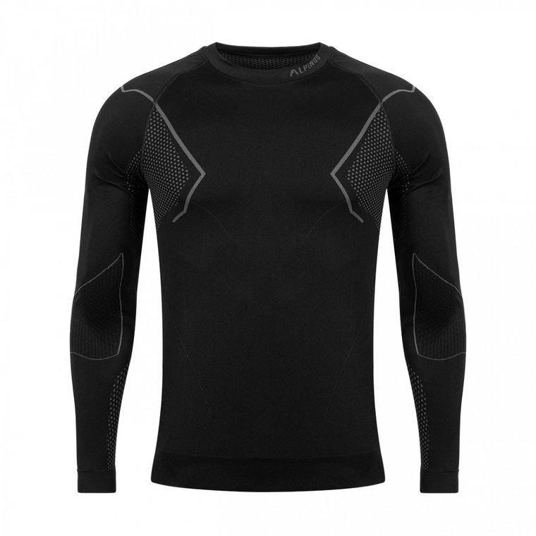 Męski longleese termoaktywny Alpinus Active Base Layer - czarny