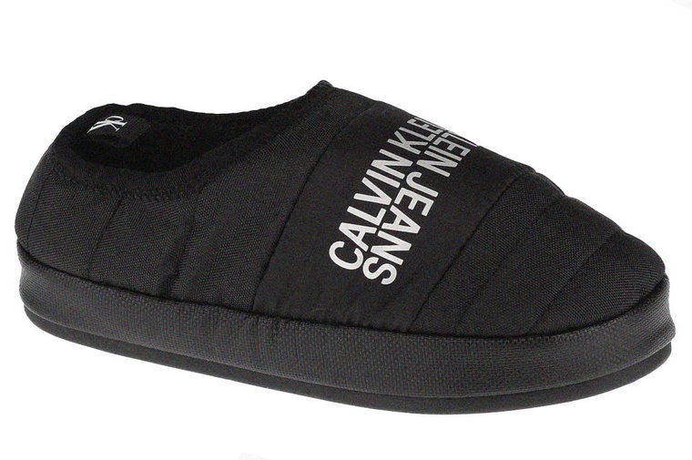 Calvin Klein Home Shoe Slipper W Warm Lining YW0YW00412-BEH, damskie kapcie czarne