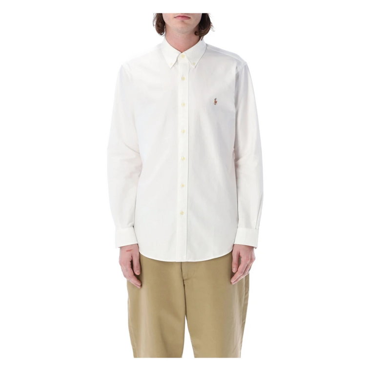 Biała koszula męska Custom Fit Ss23 Ralph Lauren