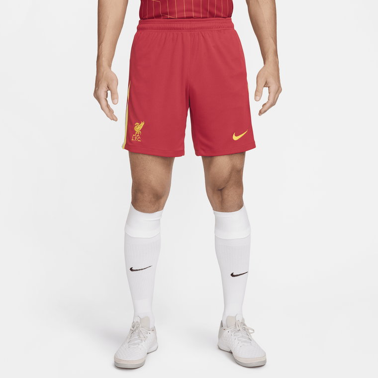 Męskie spodenki piłkarskie Nike Dri-FIT Liverpool F.C. Stadium 2024 (wersja domowa)  replika - Czerwony