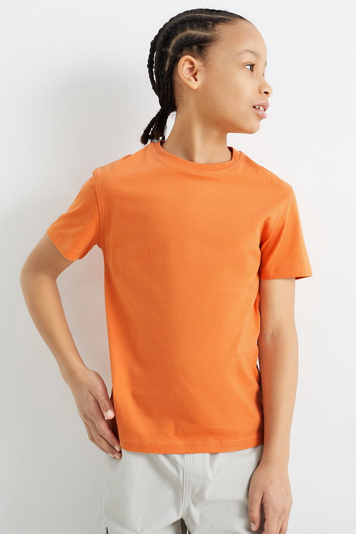 C&A Koszulka z krótkim rękawem, Pomarańczowy, Rozmiar: 152