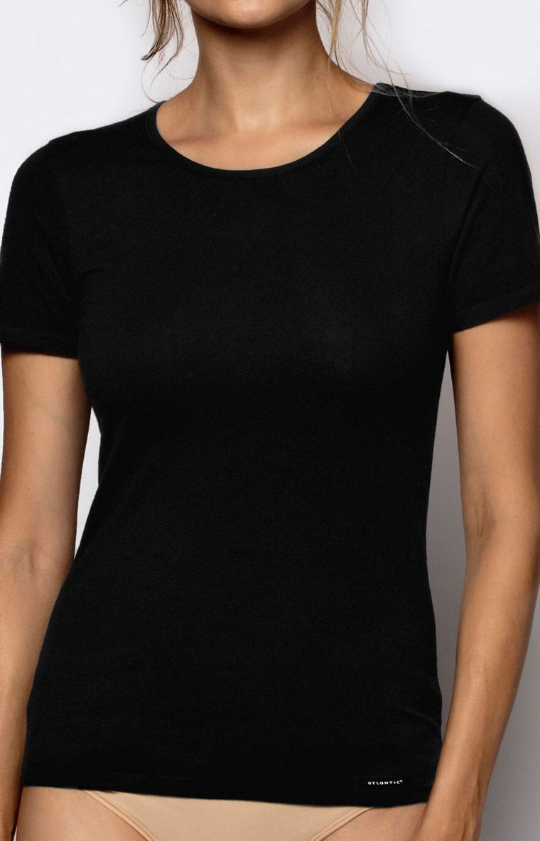 Koszulka damska BLV-199, Kolor czarny, Rozmiar L, ATLANTIC
