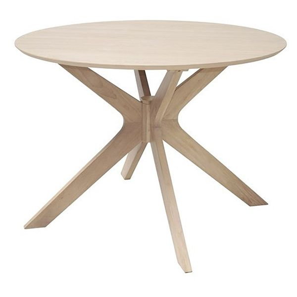 Drewniany stół okrągły Hemmi - naturalny