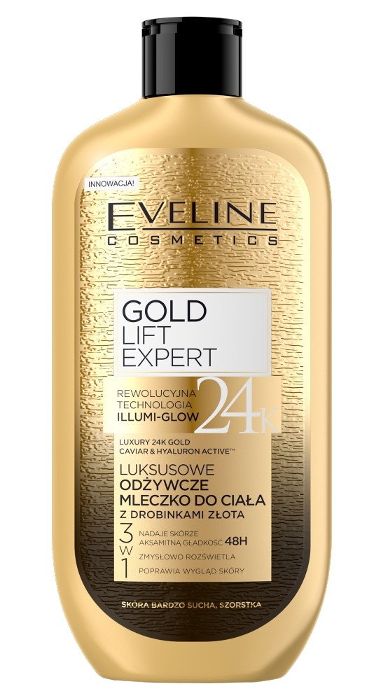 Eveline Luxury Expert 24K Gold Luksusowe odżywcze mleczko do ciała