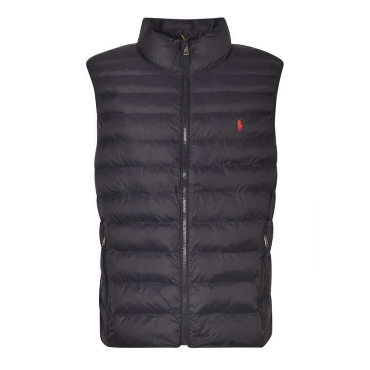 Niebieski Noos Puffer Gilet Ralph Lauren