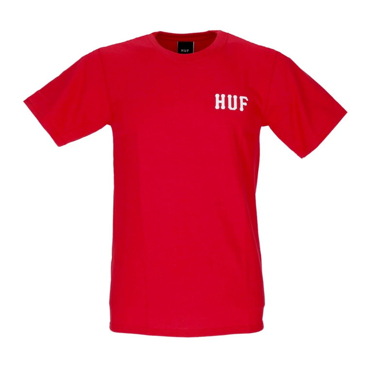 Klasyczna H Koszulka - Czerwony Streetwear HUF