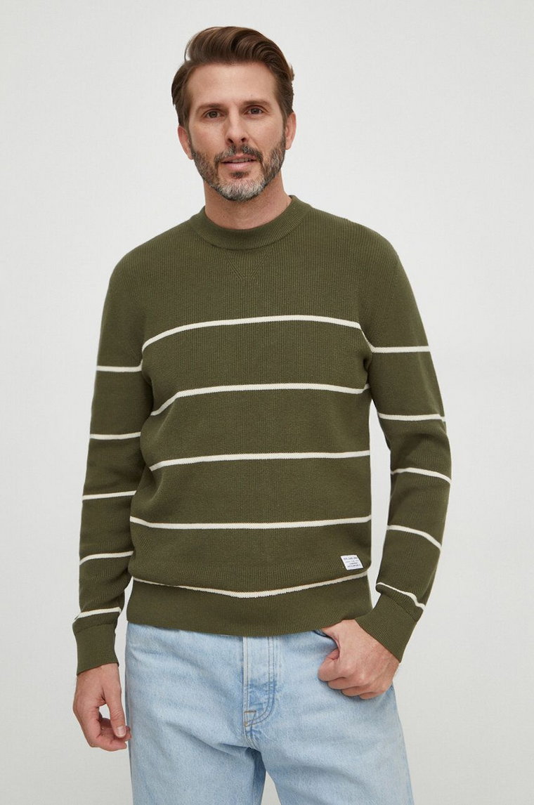 Pepe Jeans sweter bawełniany MAX kolor zielony lekki PM702399