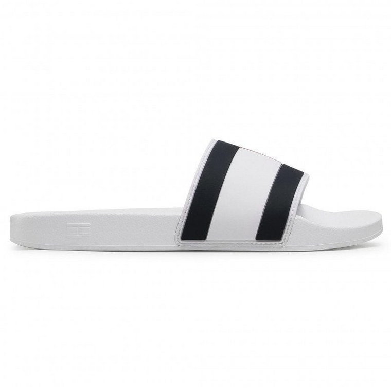 Klapki Tommy Hilfiger Essential Flag Pool Slide M FM0FM03484-YBR białe