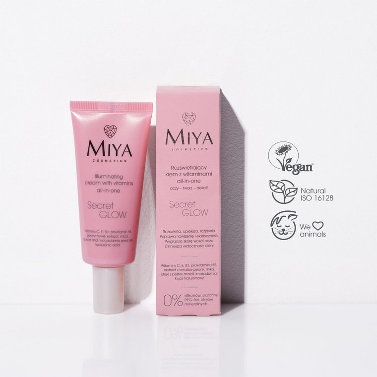 Miya Cosmetics Rozświetlający krem z Witaminami All-In-One Krem na dzień 30 ml