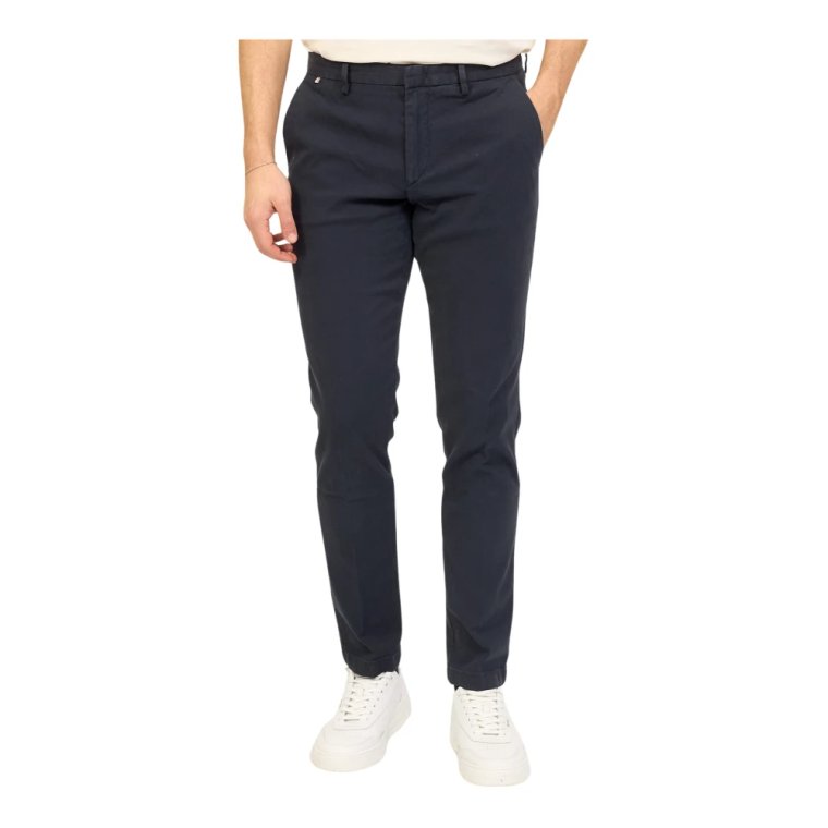 Niebieskie Spodnie Slim Fit Chino Hugo Boss