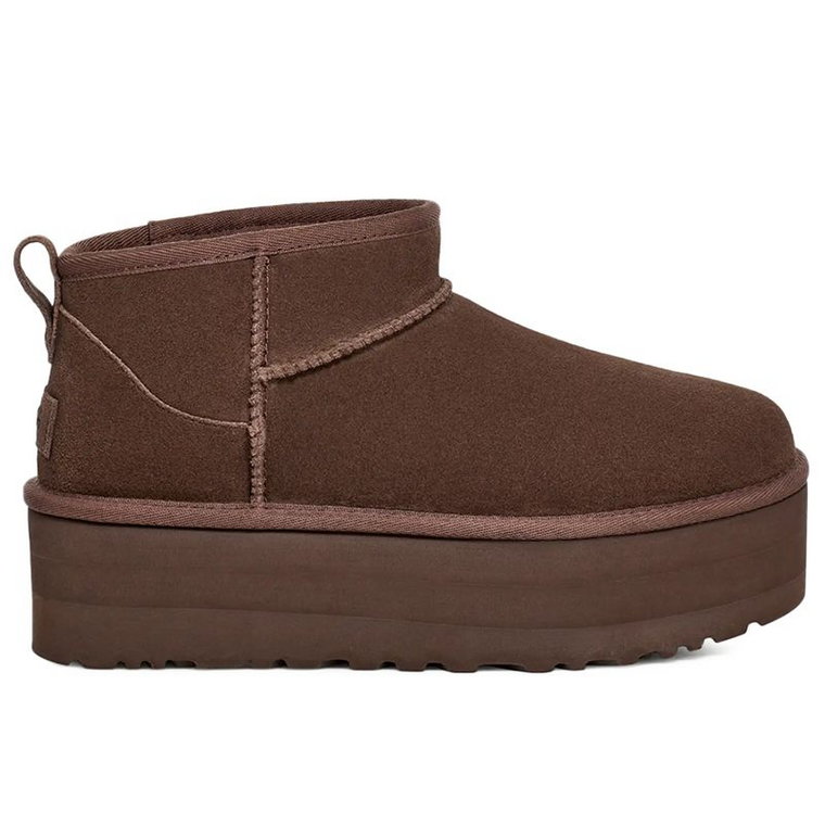 Buty Ugg W Classic Ultra Mini Platform 1135092-BCDR - brązowe