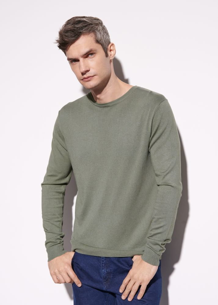 Zielony sweter męski
