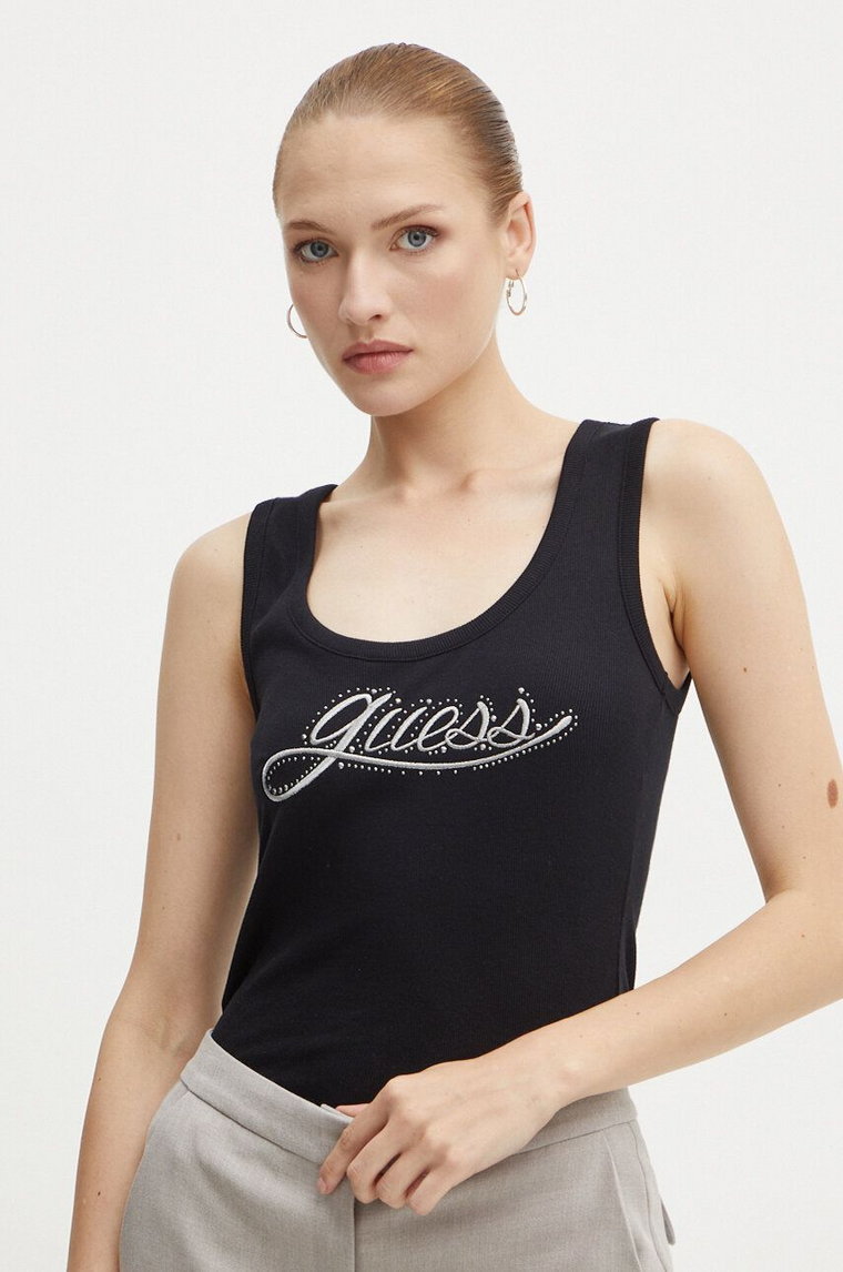 Guess top damski kolor czarny W4BP22 KA0H1