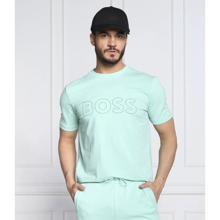 BOSS GREEN T-shirt Tee 9 | Regular Fit | stretch