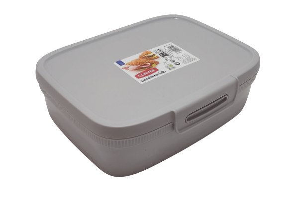 Lunchbox z przegrodą Curver 1.8 L - Jasny szary