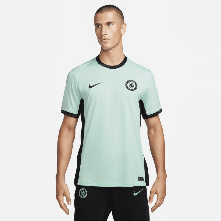 Męska koszulka piłkarska Nike Dri-FIT Chelsea F.C. Stadium 2023/24 (wersja trzecia) - Zieleń