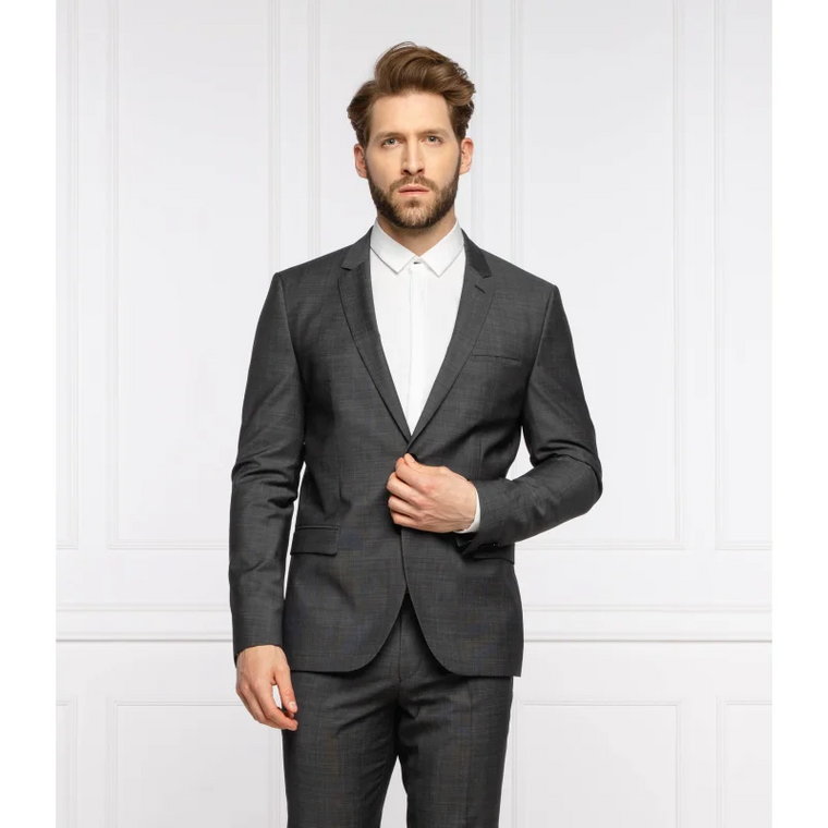 HUGO Wełniana marynarka Arti212 | Extra slim fit