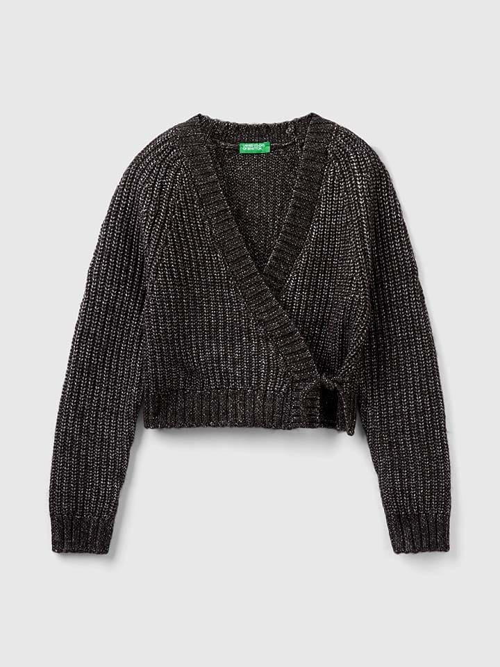 Benetton Sweter w kolorze czarnym