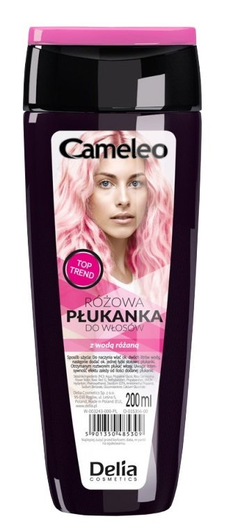 Delia Cameleo - Płukanka do włosów z wodą różaną 03 Róż 200 ml