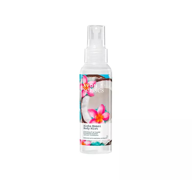 AVON SENSES MGIEŁKA DO CIAŁA ALOHA MONOI 100ML