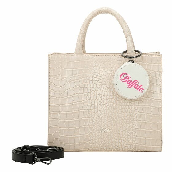 Buffalo Big Boxy Torba 26 cm croco white taupe