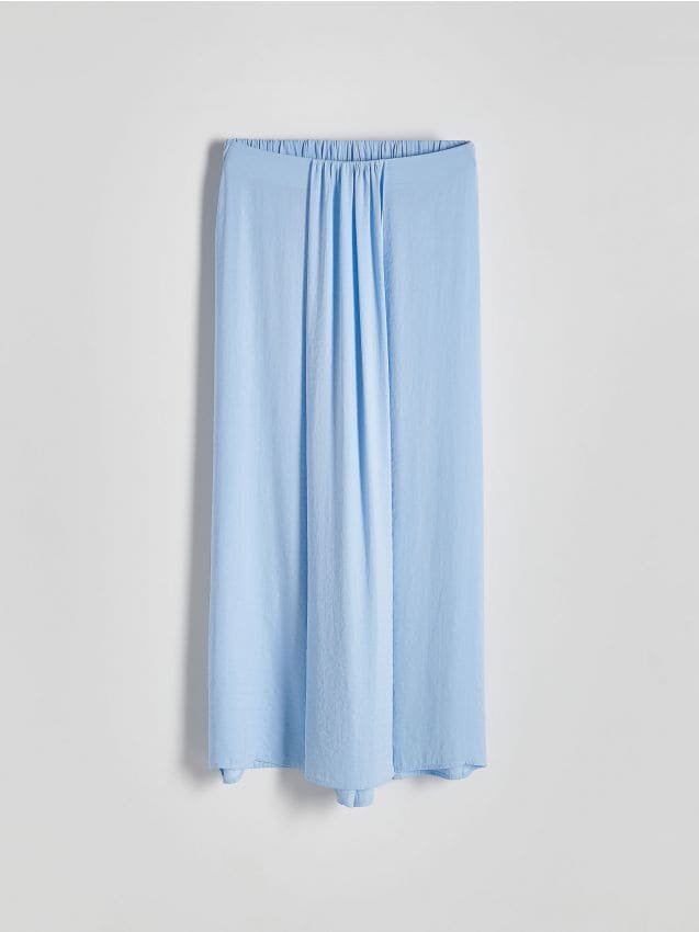 Reserved - Spodnie culotte - jasnoniebieski