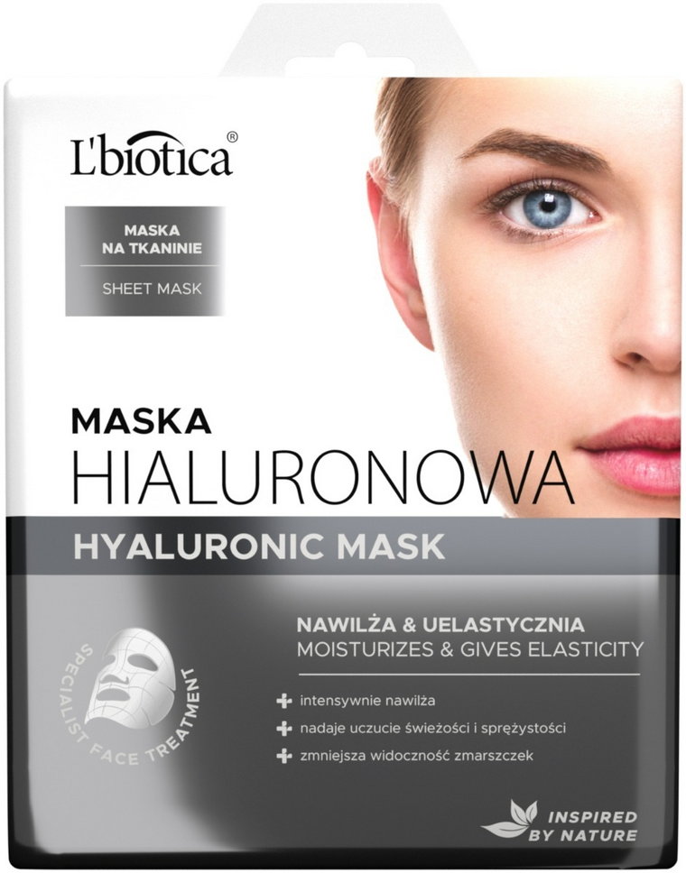 L'biotica - hialurowa maska do twarzy na tkaninie 23ml