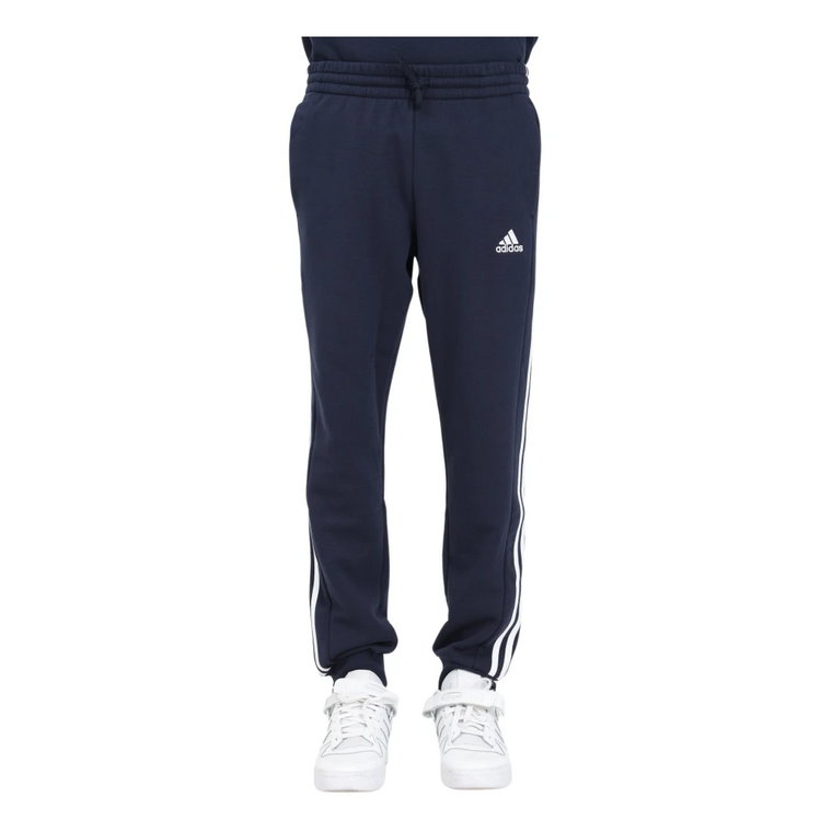 Essentials Fleece 3-Stripes Tapered Cuff Sweatpants Adidas