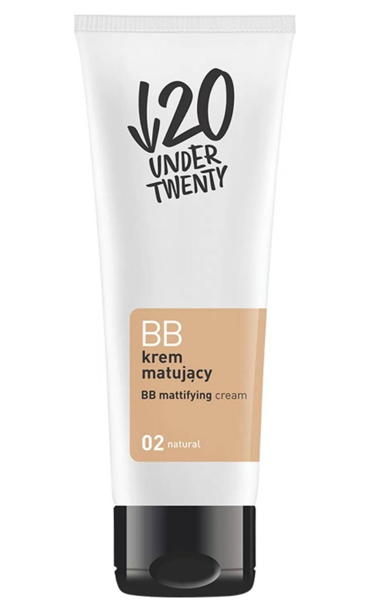 Under Twenty Krem matujący BB 02 Natural 60ml