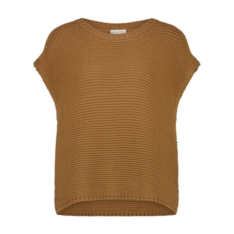 Wygodny i stylowy sweter z okrągłym dekoltem Jane Lushka