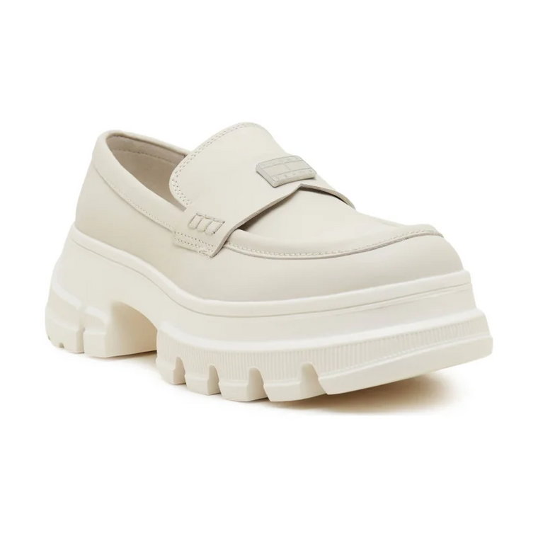 Tommy Jeans Skórzane loafersy CHUNKY