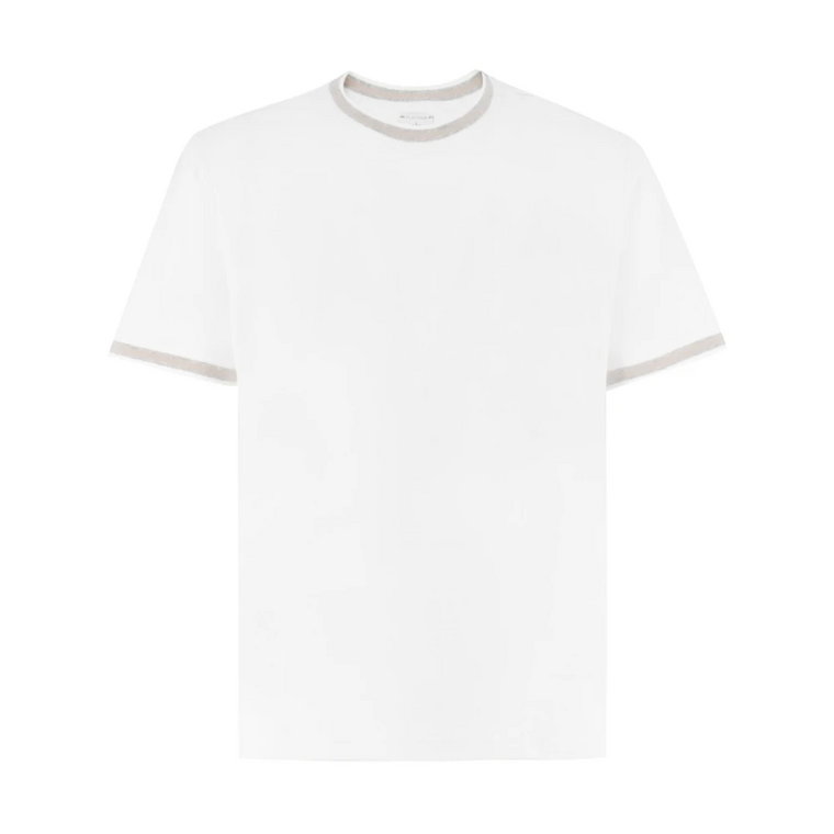 Sportowy Elegancki T-shirt z bawełny Giza Eleventy