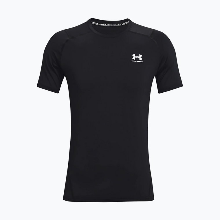 Koszulka treningowa męska Under Armour UA Hg Armour Fitted black/white | WYSYŁKA W 24H | 30 DNI NA ZWROT