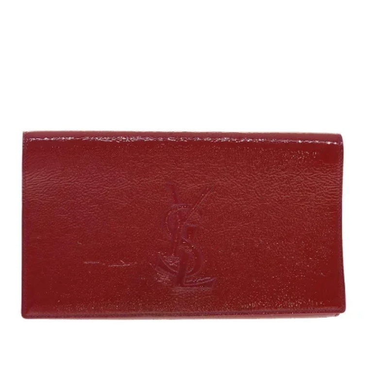 Pre-owned Leather clutches Yves Saint Laurent Vintage